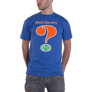 Oasis Unisex Adult Question Mark T-Shirt / Royal Blue